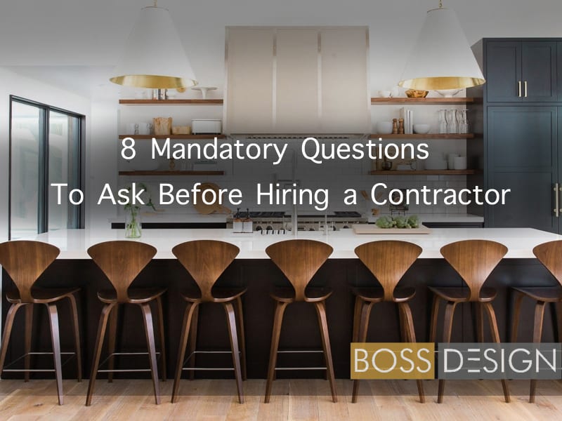 Questions To Ask When Hiring A Contractor