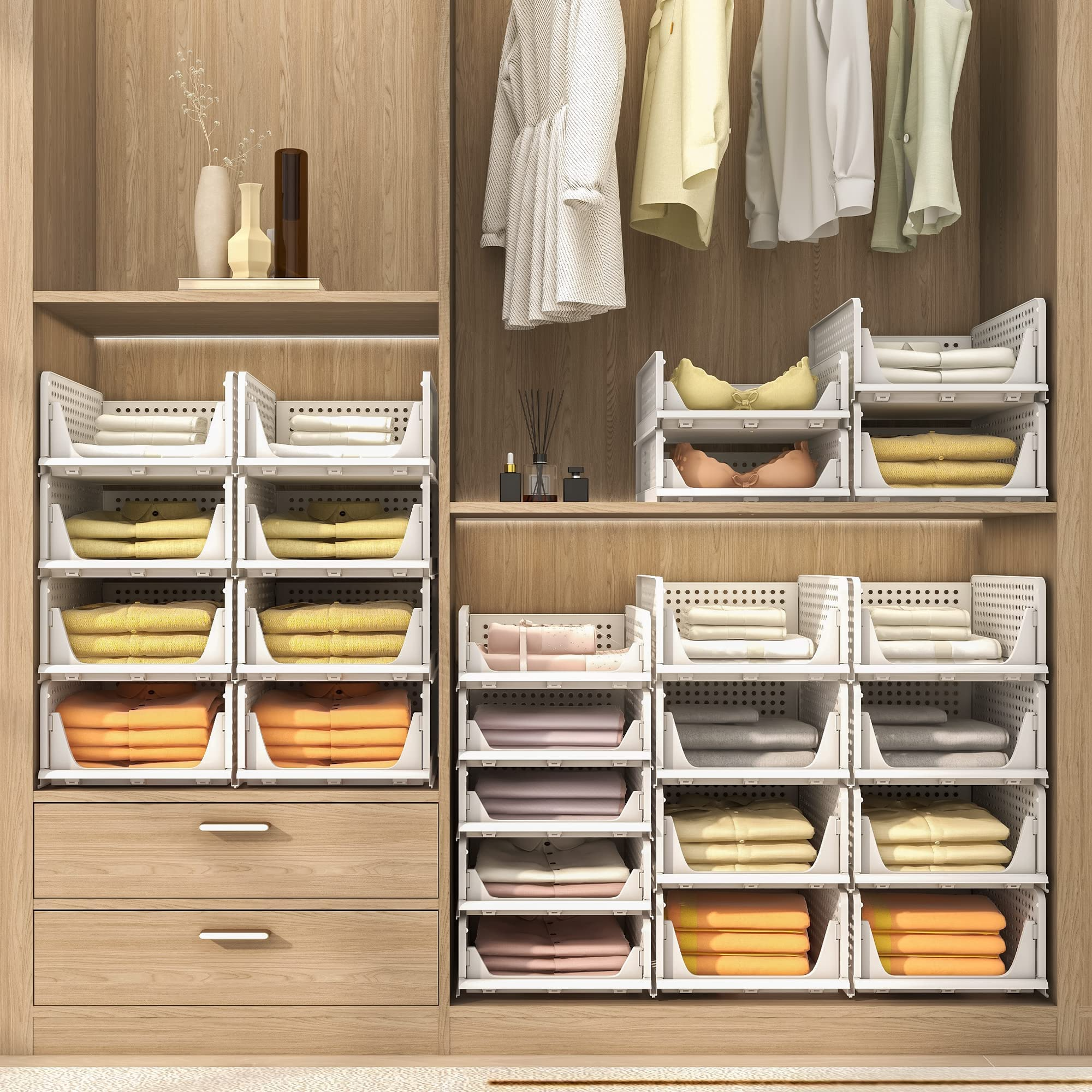 drawers in walk-in Closet