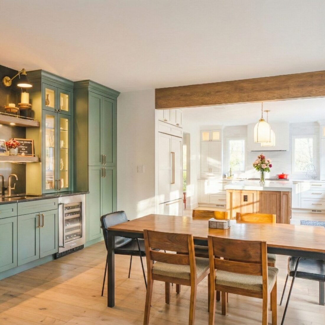 Transitional Kitchen Remodel in McLean, VA by Boss Design Center project photo
